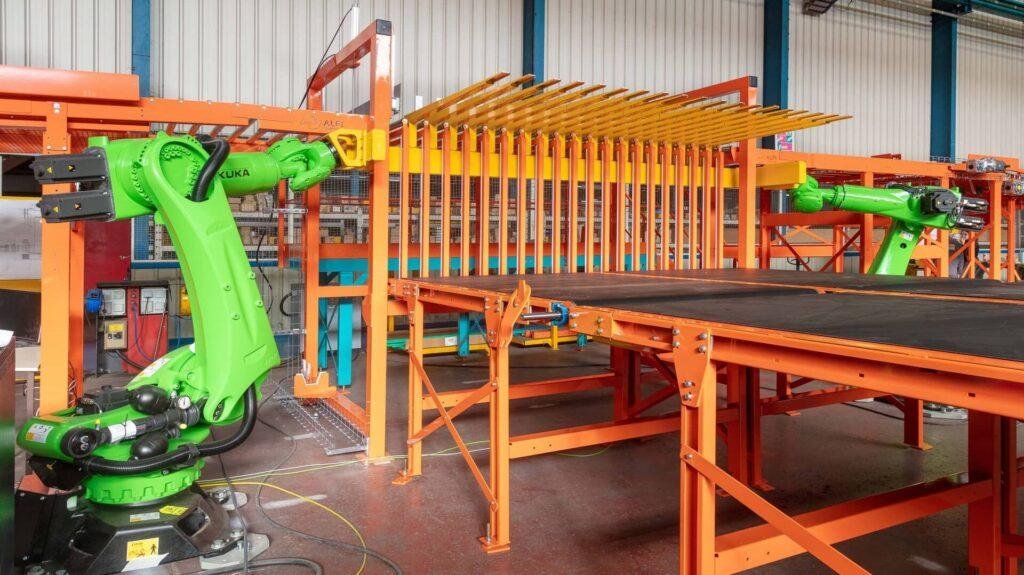 Robot ROBOSTACK pour l’empilage de panneaux isolants